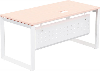 Mahmayi Vorm 136-18 White Modern Workstation Material-Melamine on MDF