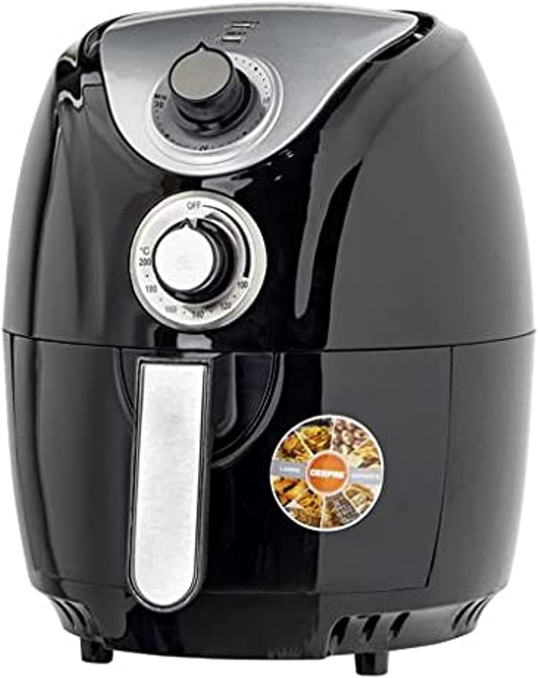 Geepas 2.5L Capacity Air fryer |1300W Air Fryer With Rapid Air Circulation System|Black"Min-1 year manufacturer warranty"-GAF37521