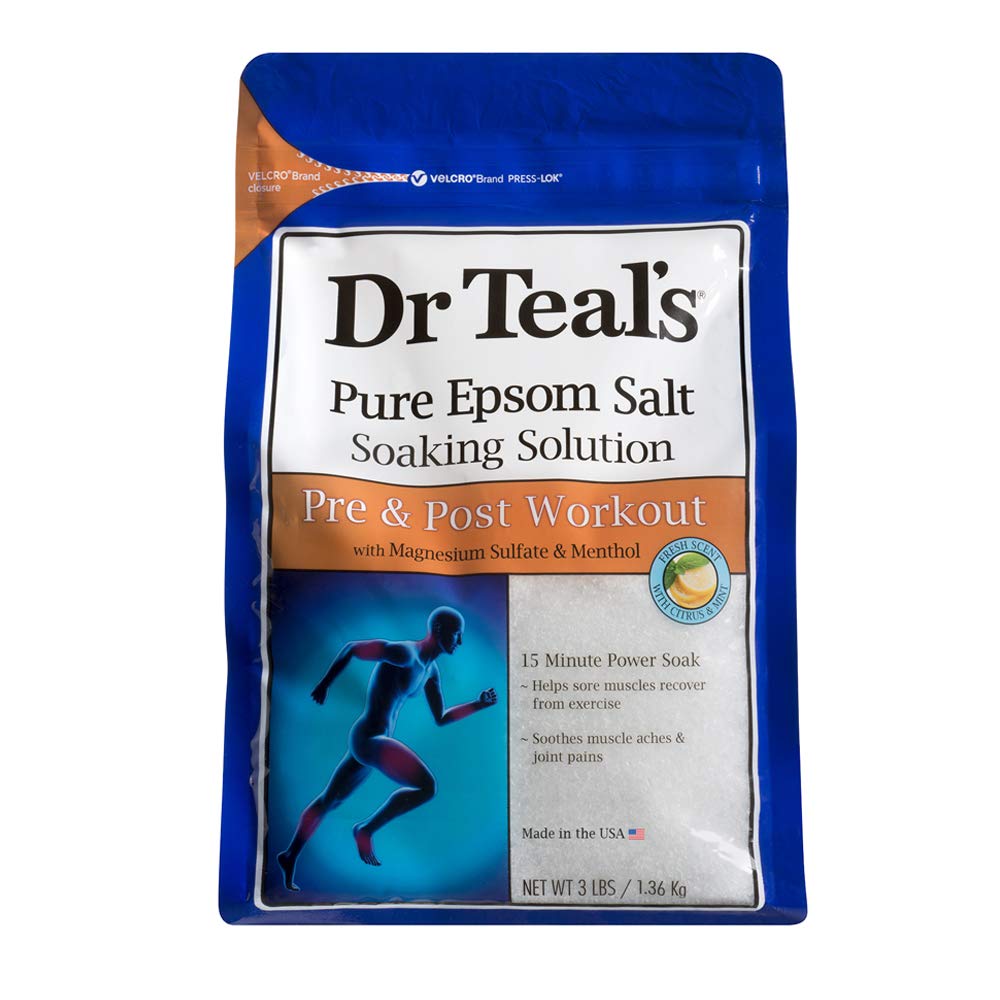 Dr Teal'S Epsom Relax Salt And Relief With Eucalyptus Spearmint, 1.36 KilogRAM