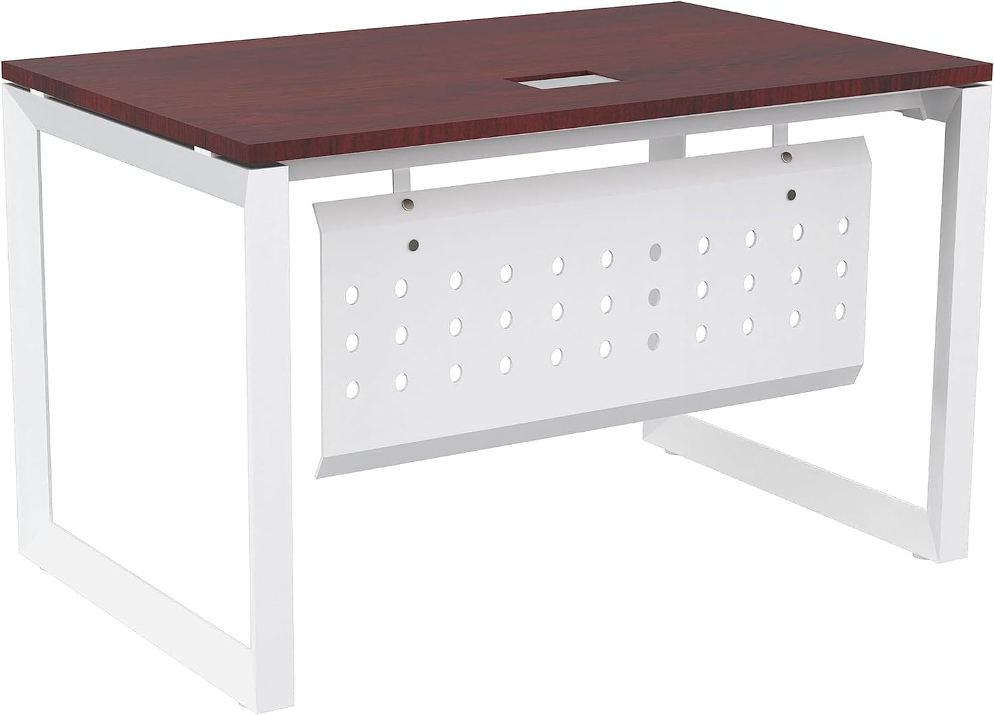 Mahmayi Vorm 136-18 White Modern Workstation Material-Melamine on MDF