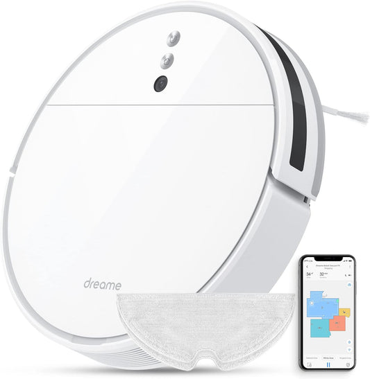 Dreame F9 - Robot WiFi Superfine 2500Pa, Strong Suction Power, Automatic Charging, Intelligent Mapeo, App Control, Hard Floors, Carpets With 2 Year Warranty