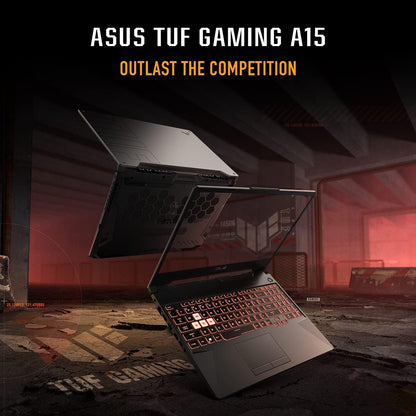 AsUS Tuf Dash A15 Gaming Fa507Rc-Hn018W (Jaeger Gray) Laptop, R7-6800H 16Gb 512Gb Ssd, Nv Rtx3050, Win11 Home, 15.6" Fhd 1920X1080 16:9 144Hz, Hd Webcam, Backlit-Rgb-Eng-Arb-Kb (Upgraded) - CaveHubs