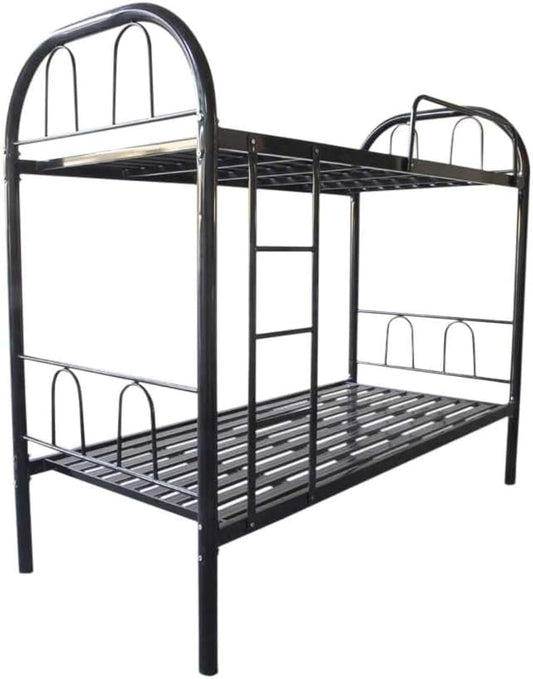 MAHMAYI OFFICE FURNITURE Teras 77 Bunk Bed, Black, Single By