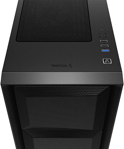 Deepcool MID TOWER CASE CG560 Side window Black MidTower Power supply included No