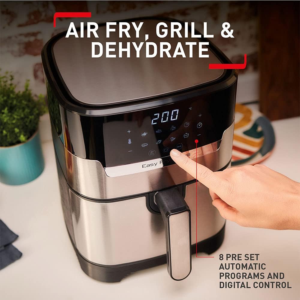 TEFAL Air Fryer | Easy Fry Essential |3.5 L Capacity | 1430W | Healthy Cooking |Adjustable Temperature | 2 Years Warranty | EY130840