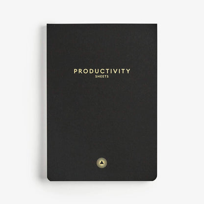 Intelligent Change 3-Month Productivity Planner Sheets, Productivity Tools for Time-Management and Mindfulness, Tear-Out To-Do List, A5 Undated Sheets, Black - Intelligent Change