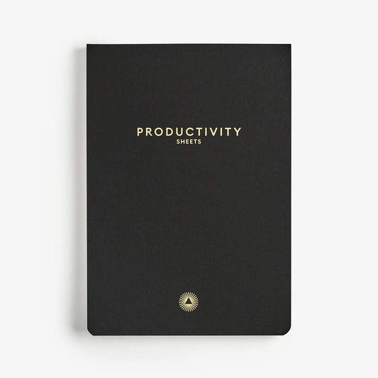 Intelligent Change 3-Month Productivity Planner Sheets, Productivity Tools for Time-Management and Mindfulness, Tear-Out To-Do List, A5 Undated Sheets, Black - Intelligent Change