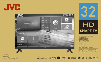 JVC 98 Inch 4K UHD Smart TV Webos, Netflix, YouTube, Shahid, Chromecast Built in Bluetooth & WiFi Colour Black Model - LT98N7125-1 Years Full Warranty.