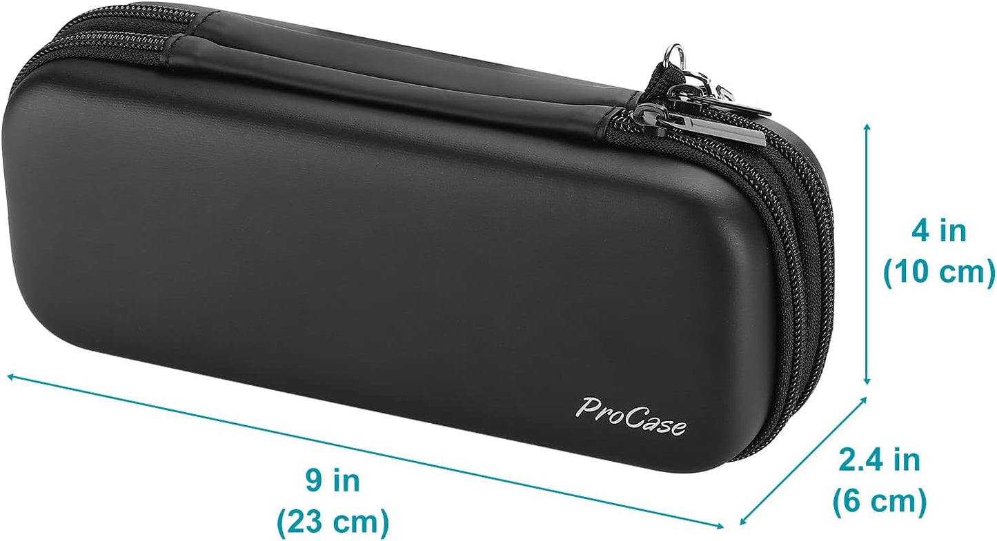 ProCase Pen Pencil Case, 2-Layer EVA Zipper Pencil Box Pouch Large Capacity Stationery Storage Organizer for School Office Supplies