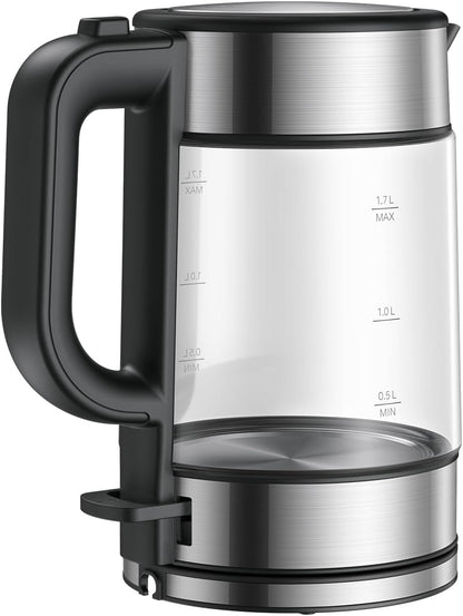 Xiaomi Electric Glass Kettle |1.7 Liters Large Capacity |5 Minutes Boil with 2200W high power output | LED light display Heating indicator