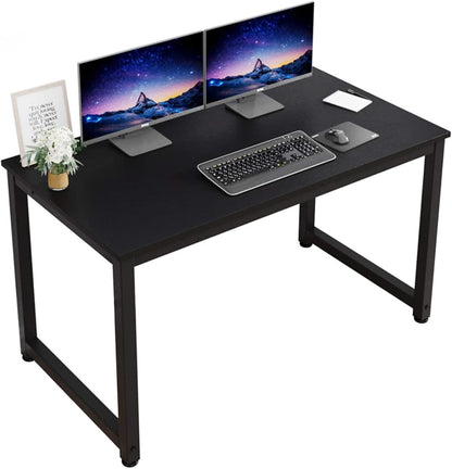 SKY-TOUCH Computer Desk 120 * 60cm, Computer Laptop Table Desk Office Desk Study Writing Desk Easy Assembly, Computer Desk Modern Simple Style for Home Office