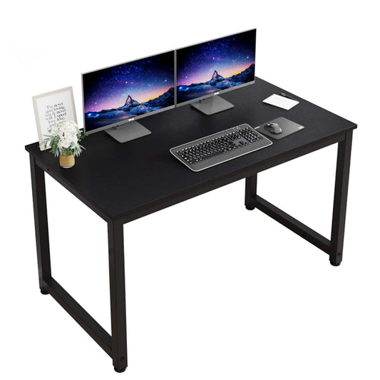 SKY-TOUCH Computer Desk 120 * 60cm, Computer Laptop Table Desk Office Desk Study Writing Desk Easy Assembly, Computer Desk Modern Simple Style for Home Office