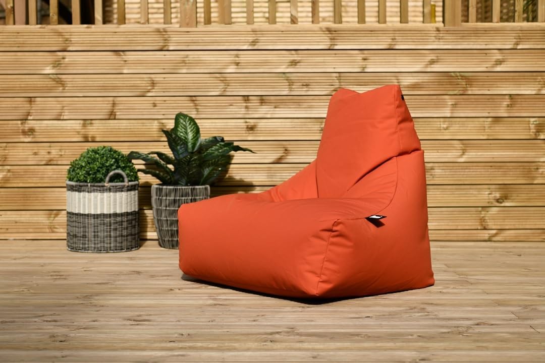 Extreme Lounging® Mighty Bean Bag | UV Protected & Waterproof | Made in UK Premium Indoor & Outdoor BeanBag (Brown)