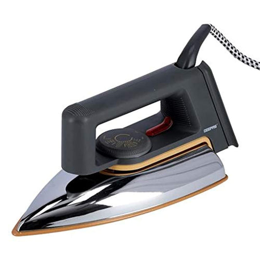 Geepas 1200W Dry Iron - Non-Stick Coating Plate & Adjustable Thermostat Control | Indicator Light | 2 Years Warranty