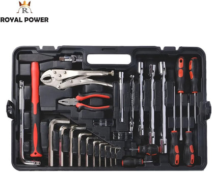 Royal Power Professional Comprehensive Repair Mixed Tool Sets. Combination Wrench, Pliers, Claw Hammer, Adjustable wrench, Screwdrivers (86pc)