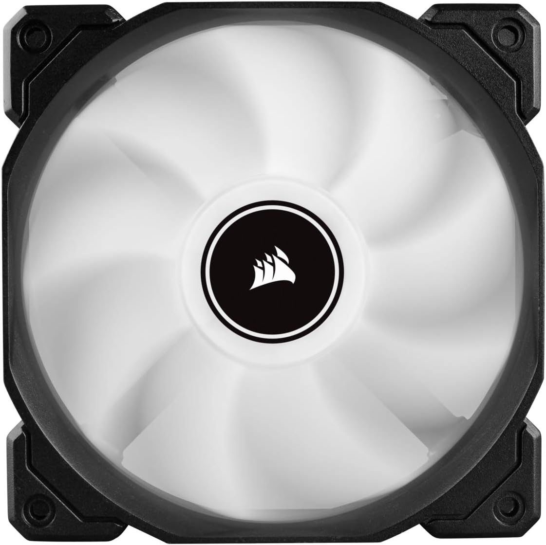 CORSAIR AF140 LED Low Noise Cooling Fan, Dual Pack - White, 140 mm