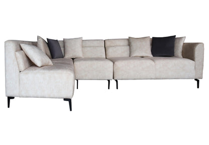 Reno L-Shaped Sofa, Beige