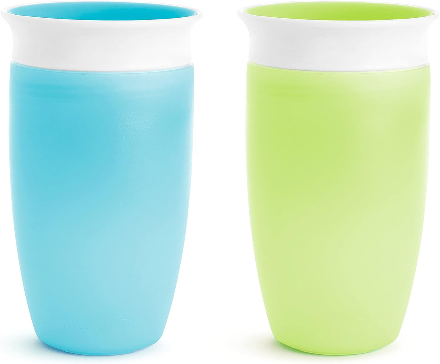 Munchkin Miracle 360 Sippy Cup, Green/Blue, 10 Oz, 2 Count