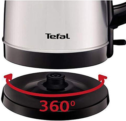 Tefal Kettle 1.7 litre, 2400 watts, with removable anti-scale filter,Black K0330827