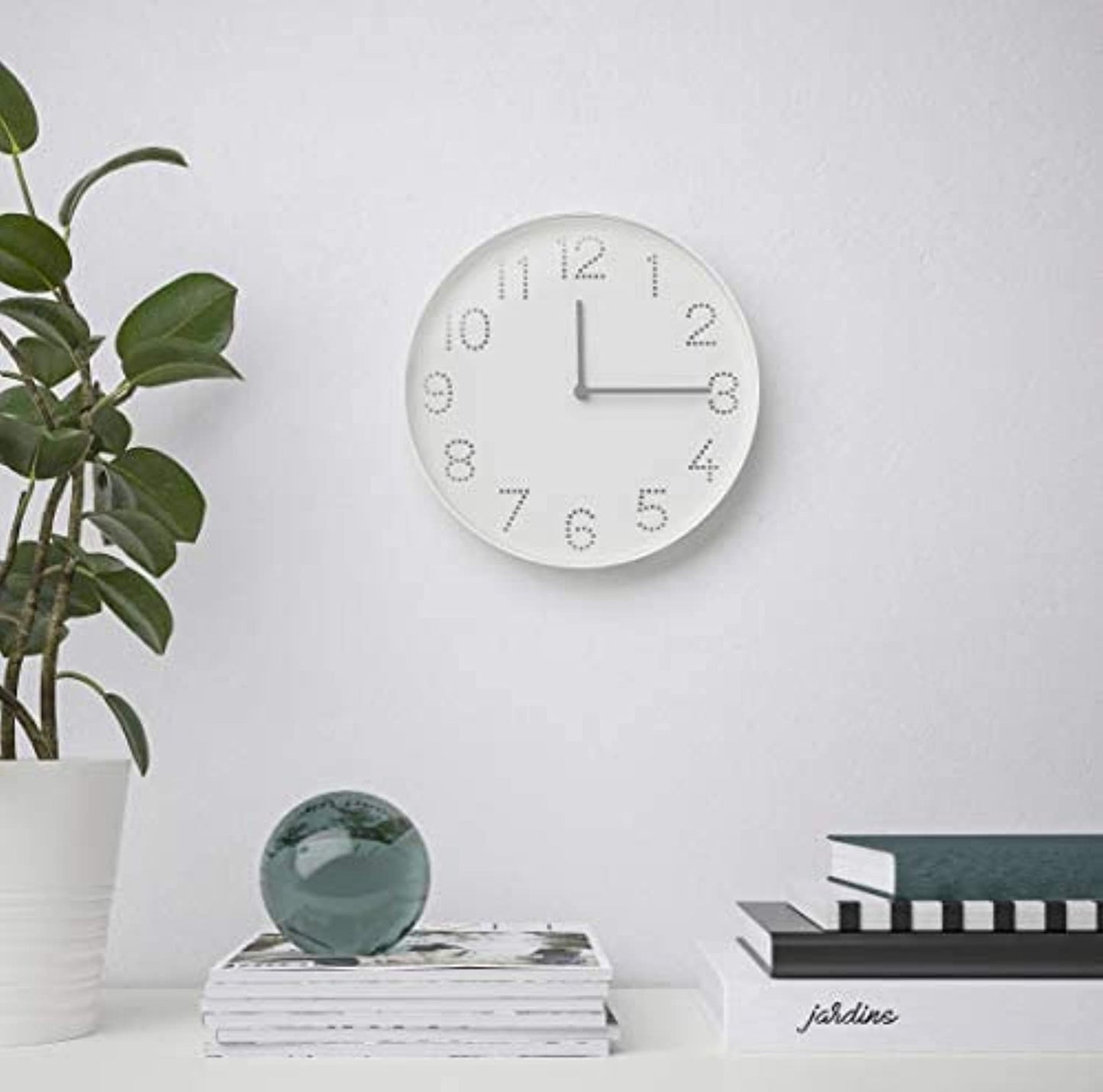 Ikea TROMMA Wall clock, white25 cm