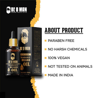 Be O Man Beoman Oudh Black Beard Oil For Grooming Men Beard