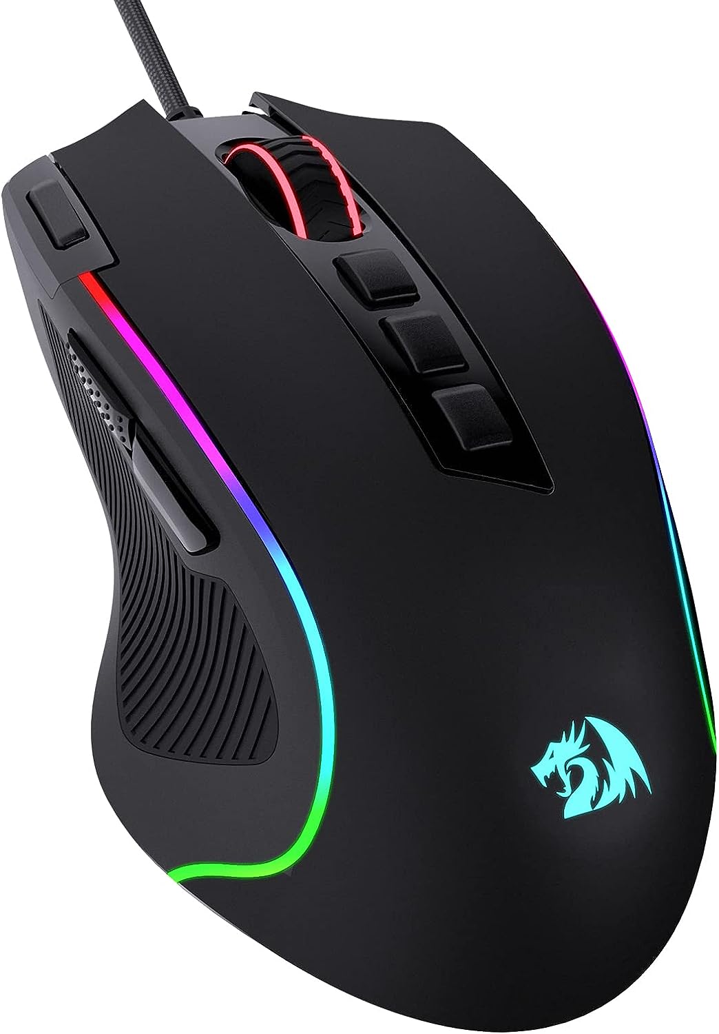 Redragon, Predator Wired Gaming Mouse, Black, M612-Rgb