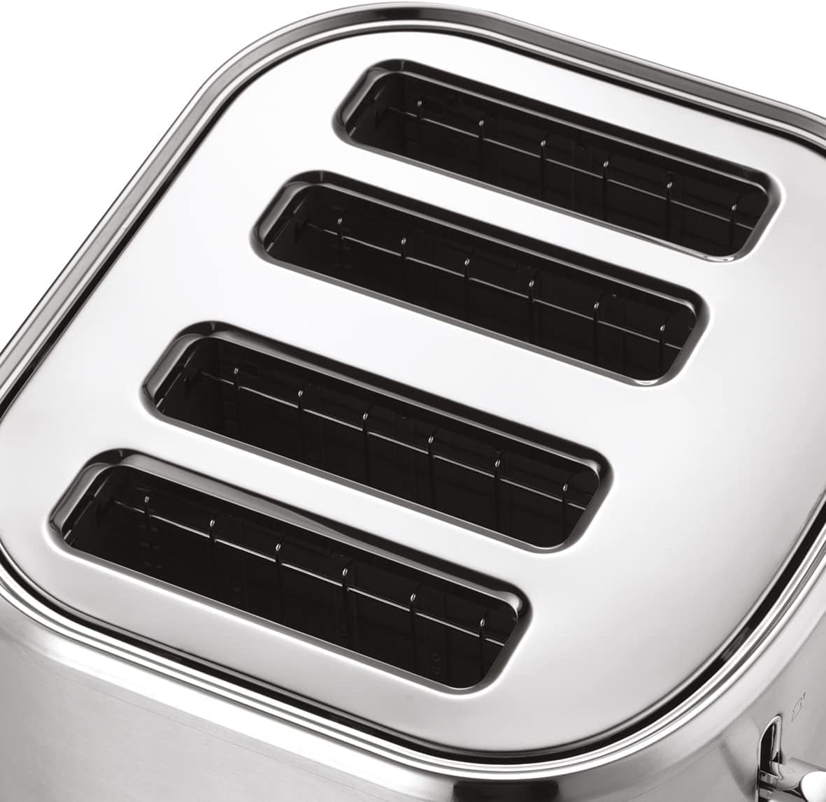 Russell Hobbs Stylevia (26290) 4-Slice Stainless Steel Toaster with High Lift, Variable Browning Settings with Defrost/Reheat/Cancel Function & Removable Crumb Tray - 1-Year Warranty