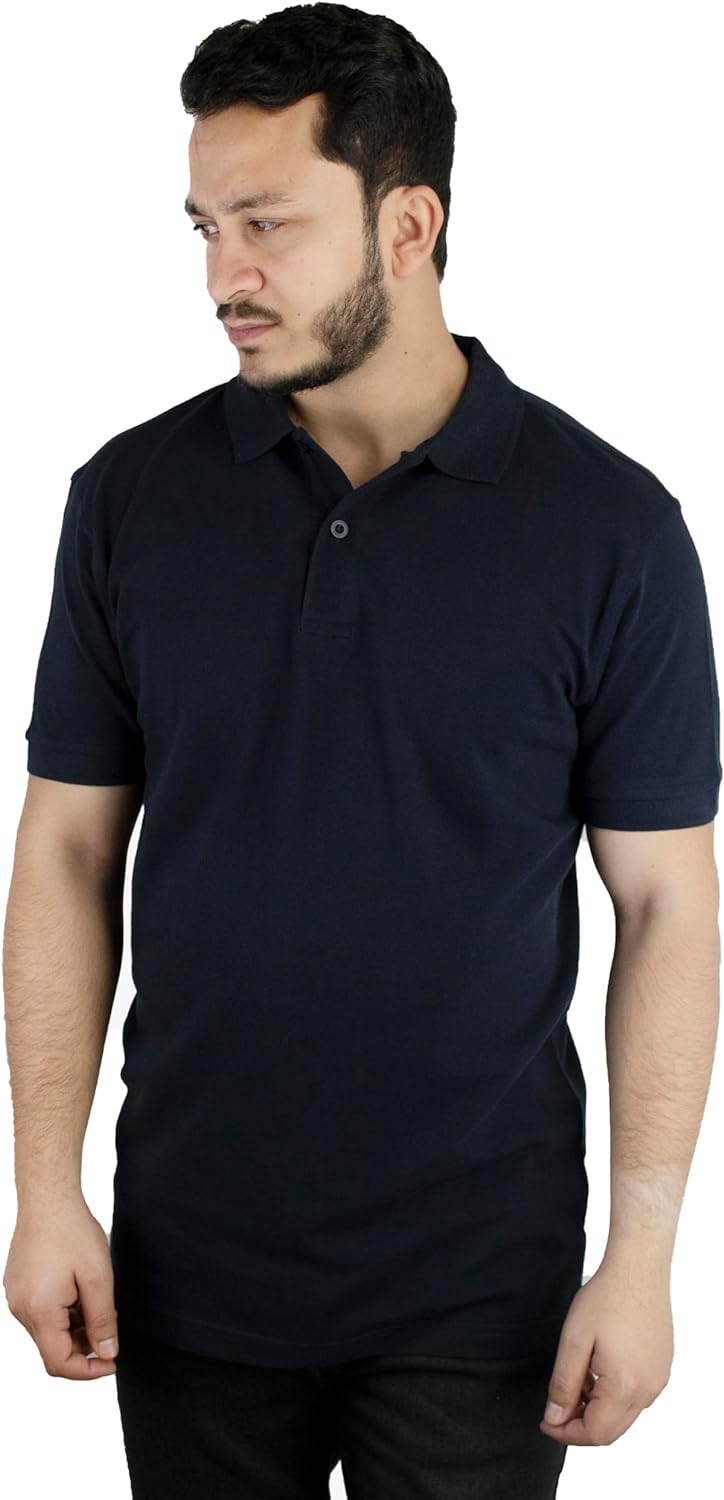 Men's Solid Pique Polo Shirt - Polo Shirt for Men