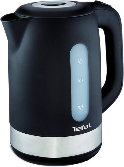 Tefal Kettle 1.7 litre, 2400 watts, with removable anti-scale filter,Black K0330827