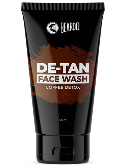 BEARDO De-Tan Facewash For Men, 100 ml | Tan Removal Facewash for Men | Oil Control Face wash | Paraben Free Facewash for Men