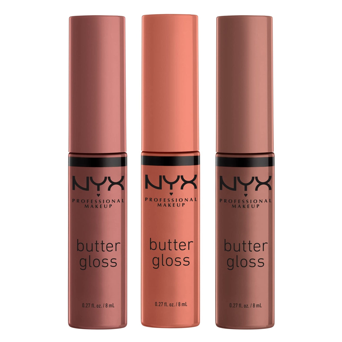 NYX PROFESSIONAL MAKEUP Butter Gloss, Strawberry Parfait, 0.27 Ounce