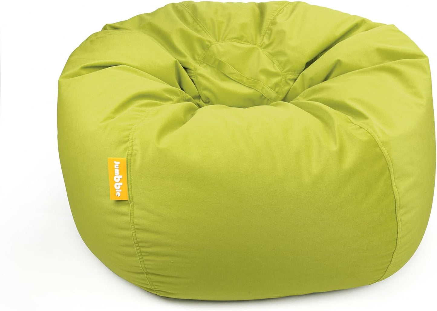 Jumbble Nest Soft Suede Bean Bag with Filling | Cozy Bean Bag Best for Lounging Indoor | Kids & Adult | Soft Velvet Fabric | Filled with Polystyrene Beads (Blue, Large)