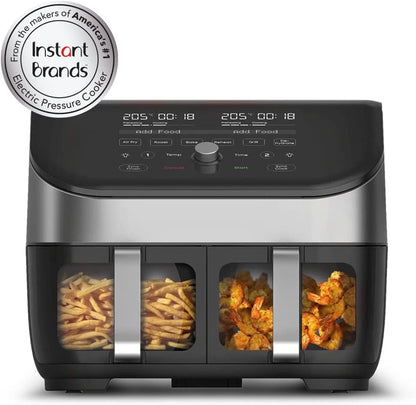 Instant Vortex 5.7L, 1700W Digital Air Fryer Single ClearCook Drawer and 6 Smart Programmes - Air Fry, Bake, Roast, Grill, Dehydrate, Reheat, 2 Years Manufacturer's Warranty