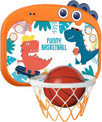 HALAYAYA® Kids Basketball Hoop Set Indoor Mini Basketball Hoop for Kids, Shooting Basketball Game with Net Ball and Pump, Sport Outdoor Bedroom Toys for Kids Birthday Gift (M)