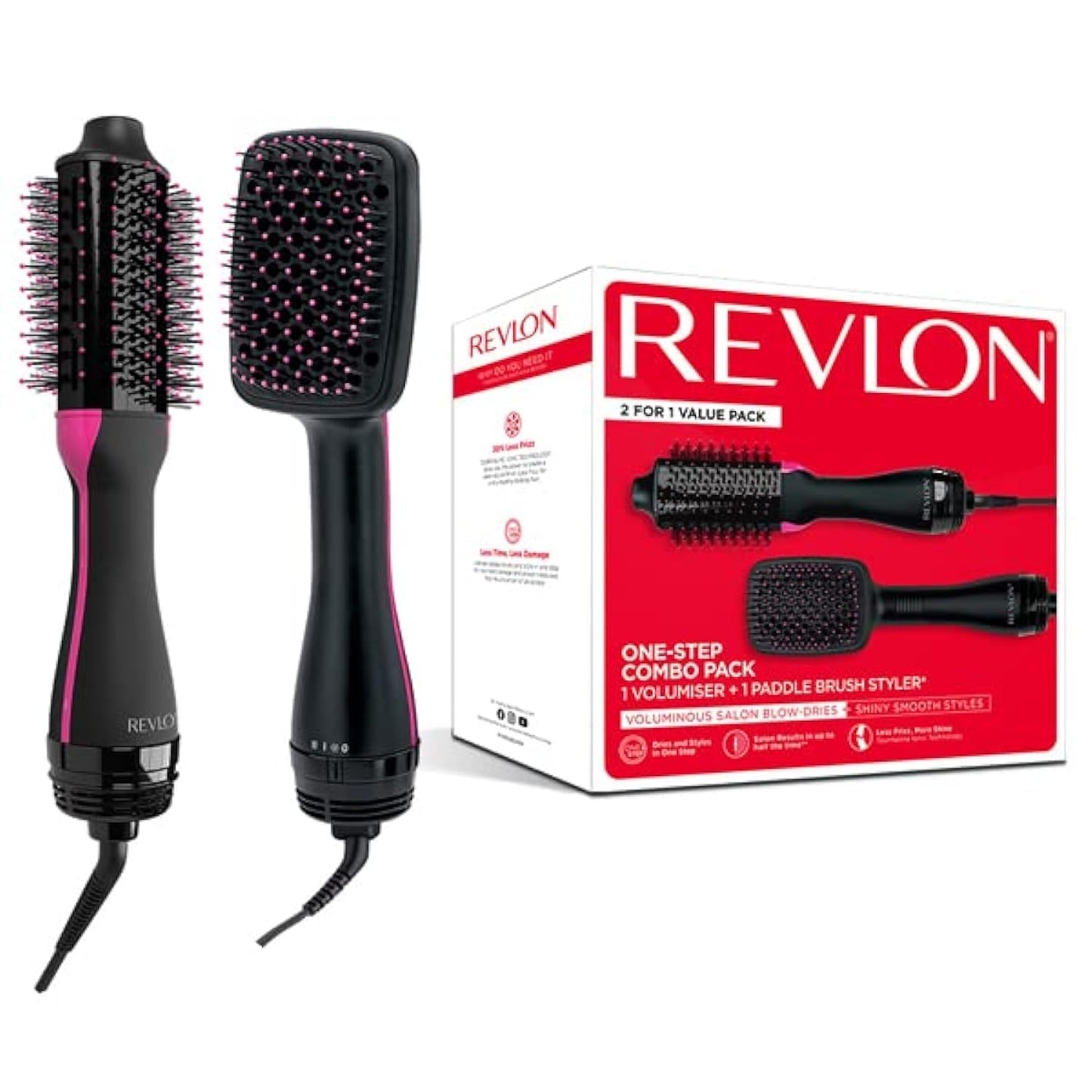 Revlon RVDR5222 One Step Hair Dryer & Volumizer, 2 heat setting plus cool setting