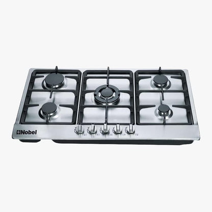 Nobel GAS HOBS Stainless Steel 90 CM 5 Gas Burners FFD NBH9501