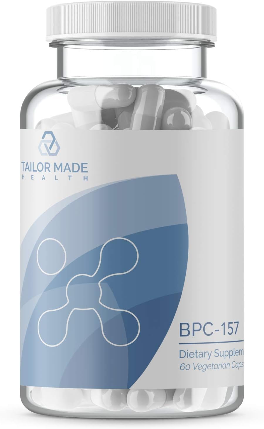 Tailor Made Health Recovery BPC-157 250mcg Supplement | Body Protection Compound Peptide | Surgery, Wound & Joint Recovery Supplement | 30-Day Supply