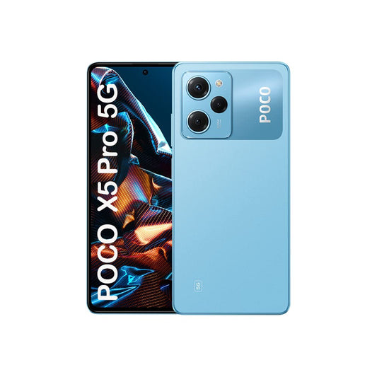 POCO X5 Pro 5G (Blue 8GB RAM, 256 Storage) - 120Hz POLED Display | Snapdragon® 778G processor | 67W turbo charging | 108MP pro-grade camera - CaveHubs