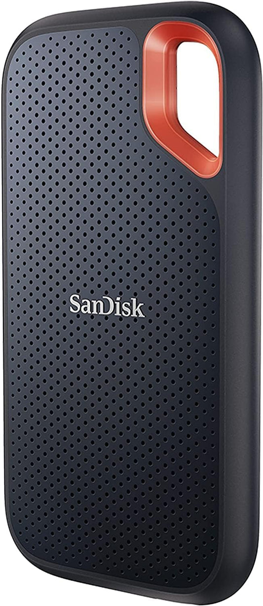 SanDisk 1TB Extreme Portable SSD Up to 1050MB/s USB C, USB 3.2 Gen 2 External Solid State Drive SDSSDE61 1T00 G25, Blue, SanDisk Extreme Portable SSD, SDSSDE61 1T00 G25 - CaveHubs