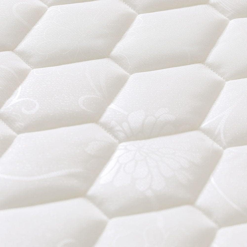 Danube Home Best Bonnell Spring Firm Super King Mattress | Firm Feel | Super King Size Mattress | Spine Balance For Pressure Relief Thickness 35 CM 200X200X22CM White