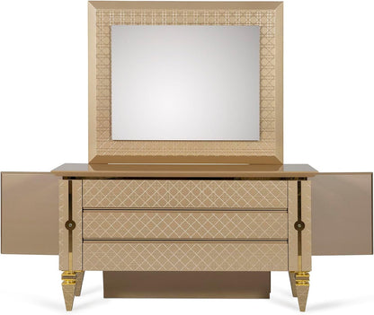 PAN Home Milan Collection 5 Piece Bedroom Set 205x210 Cm