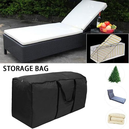 Furniture Cushion Storage Bag,Extra Large Outdoor Cushion Bag - Rectangular Protective Zippered Patio Furniture