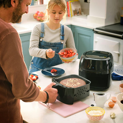 Russell Hobbs Digital Air Fryer XL - 8L Capacity, 1800W, 10 Pre-set Cooking Functions, Dishwasher Safe - (27170 ) Black - 1-Year Warranty