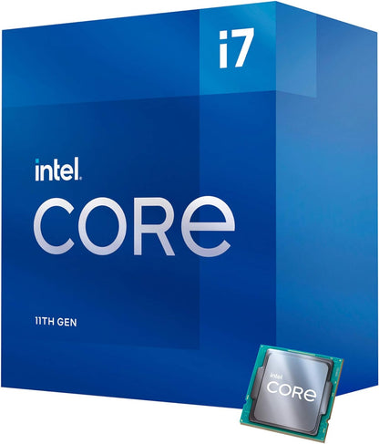 Intel® Core™ i7-11700 Desktop Processor 8 Cores up to 4.9 GHz LGA1200 (Intel® 500 Series & Select 400 Series Chipset) 65W