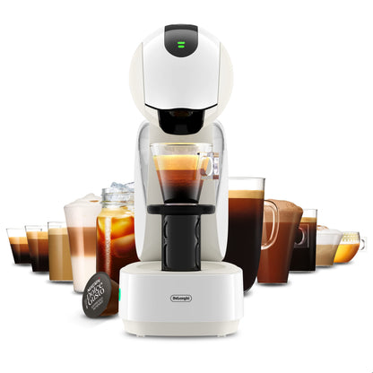 Nescafe Dolce Gusto by De'Longhi INFINISSIMA Touch Automatic Capsule Coffee Machine with Compact & Powerful up to 15 Bar Pressure, Cappuccino, Tea, Hot Chocolate & Espresso Coffee Maker EDG268.W White