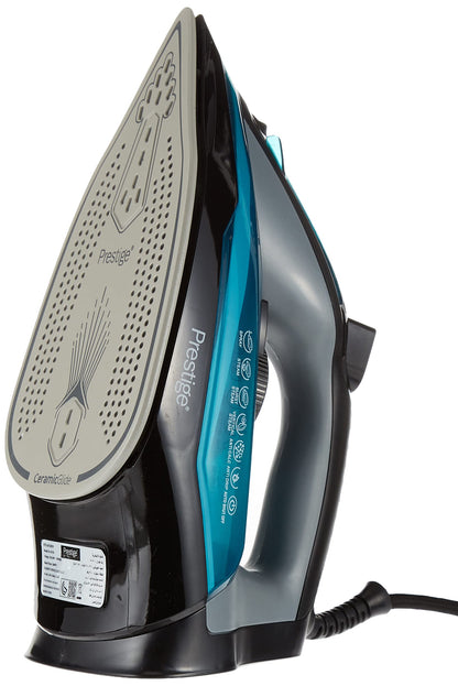 Prestige Ceramic Sole Plate Steam Iron, 2600 Watts, Multicolour