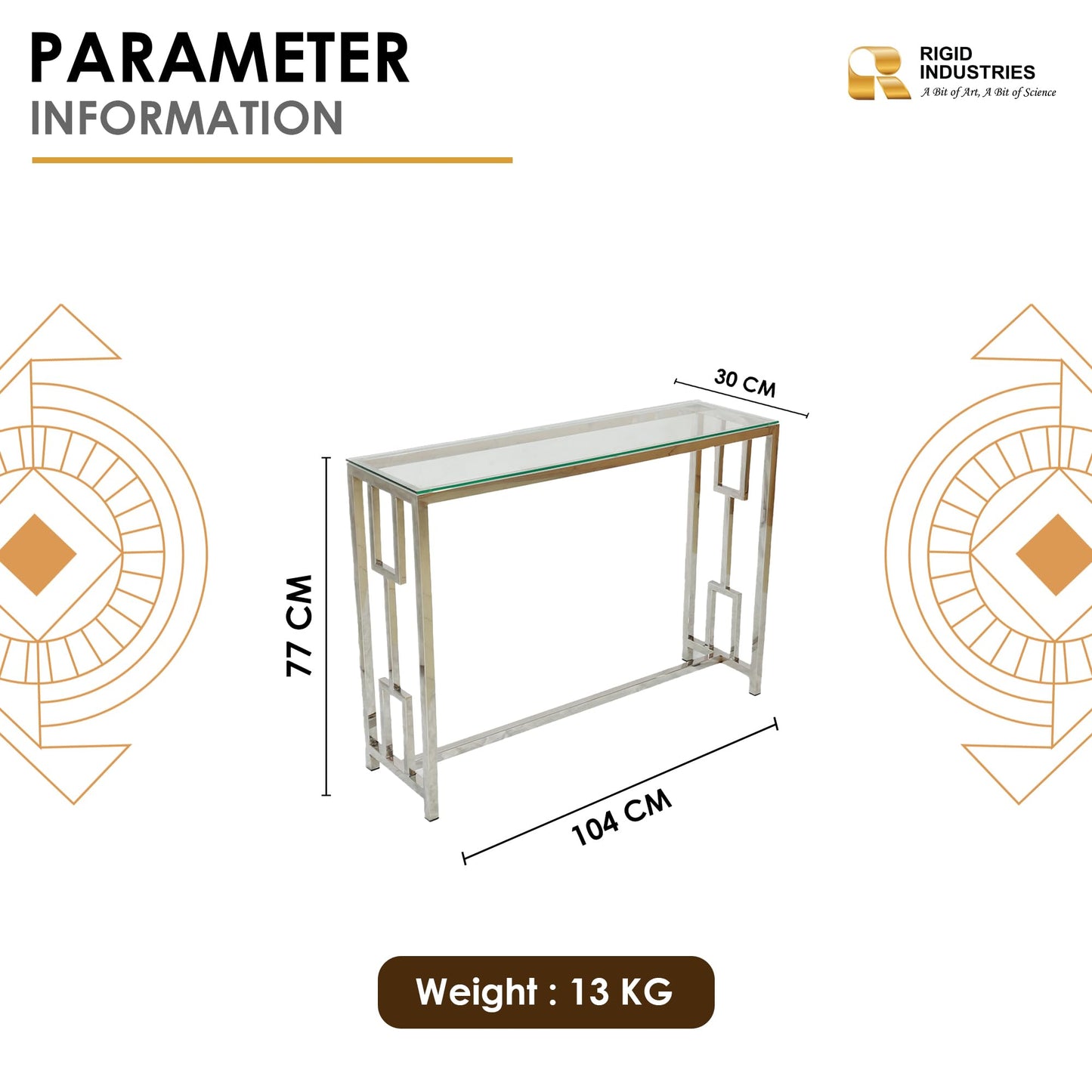 RIGID Modern Console Table, Thin Sofa Table, Slim Narrow Accent Entryway Table with Storage Shelf, Industrial Steel Frame, Sturdy Coffee Snack Table, Side Table, End Table for Living Room, Hallway