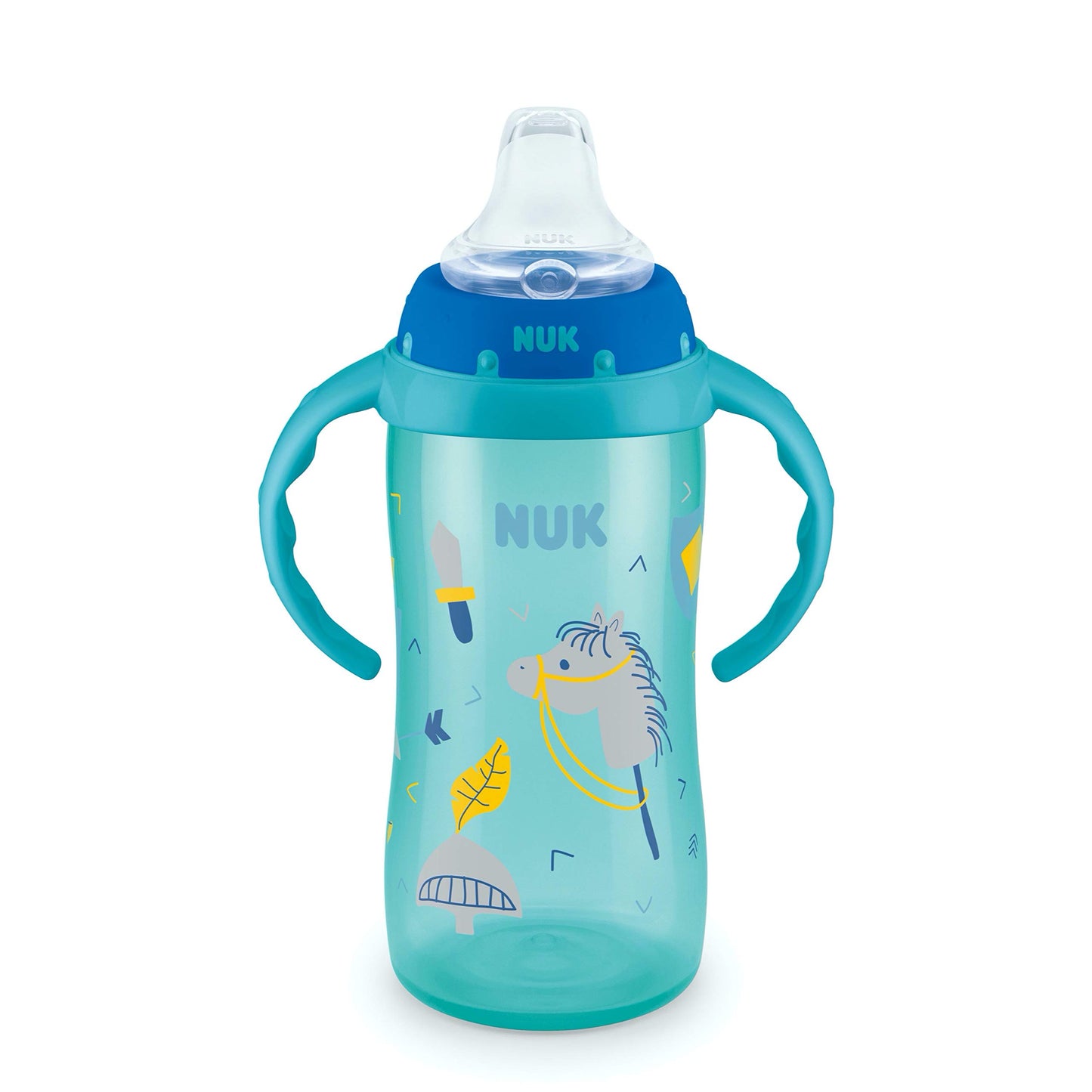 NUK Large Learner Cup, 10 oz, 2 Pack, 9+ Months, Timeless Collection, Amazon Exclusive, 70013, 2 Count (Pack of 1)