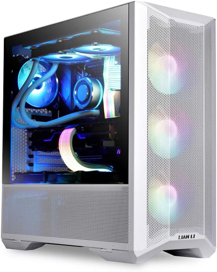 Lian-Li LAN2MRX Tempered Glass Atx Case, Black