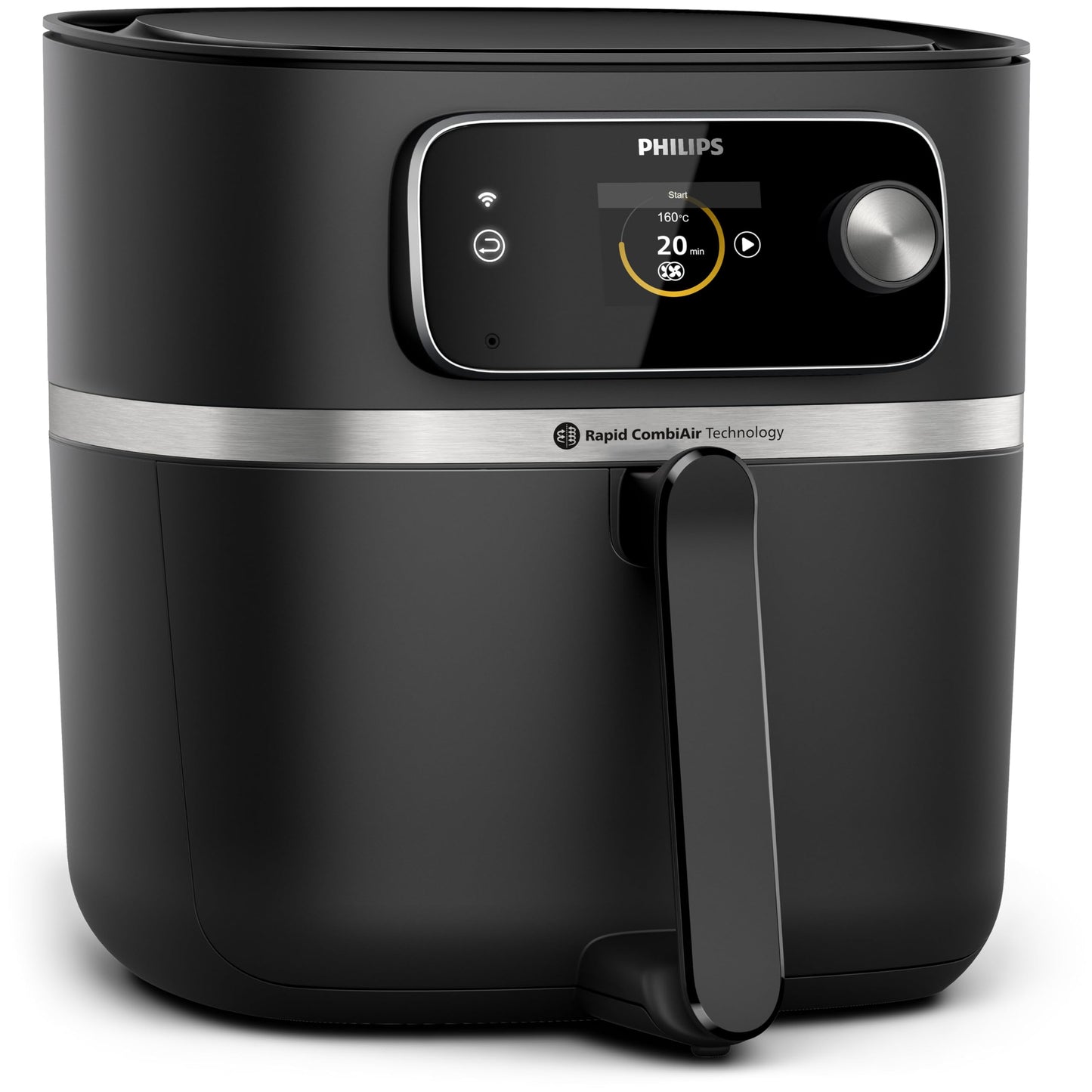 Philips 7000 Series Airfryer Combi XXL Connected - 9.4kg, 2200W, Rapid CombiAir, Auto-Cook Programs, Food Thermometer - HD9880/90